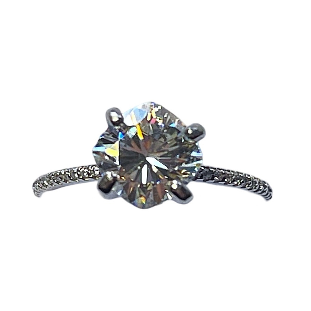 Elegant Silver Moissanite Ring!